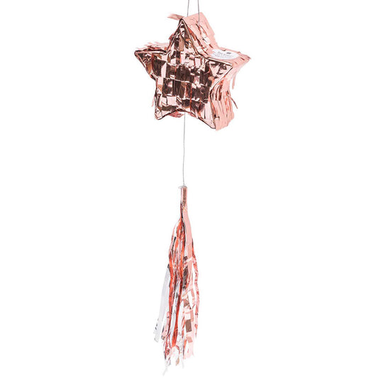 Mini pinata étoile rose gold