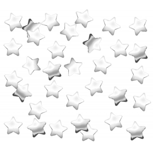 Confettis étoiles - argent